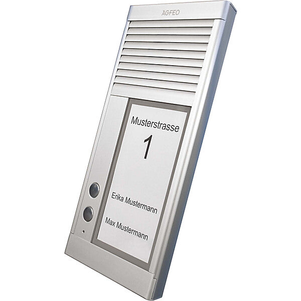 AGFEO Türsprechstelle 2Klingel alu IP33 DoorSpeak 2